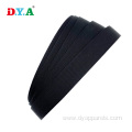 Eco-friendly ylon webbing 25mm black nylon dog webbing